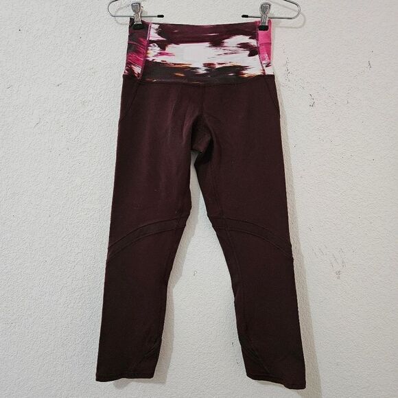 Lululemon Wunder Under High-Rise Crop leggings size 4 - Picture 1 of 8